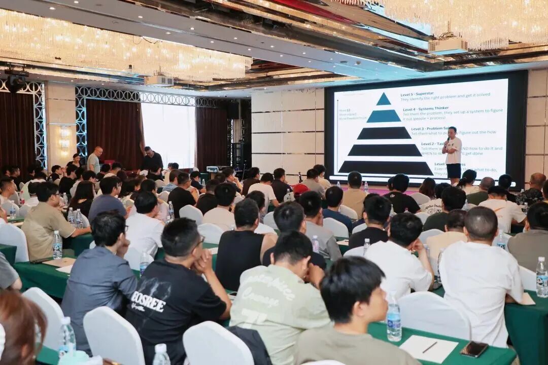 Rick 在现场讲团队人才配置